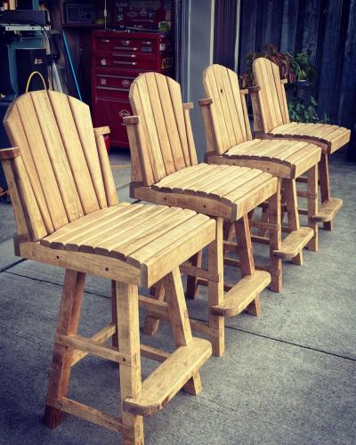Custom Swivel Bar Chairs