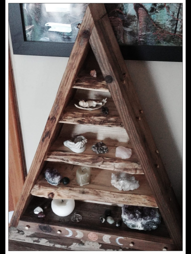 Custom Pyramid Shelf