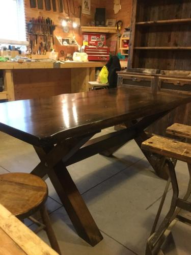 Dining Table Dark Finished 2
